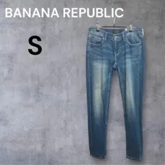 BANANAREPUBLIC ブルー S ジーパン スキニーパンツ ストレッチのサムネイル