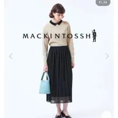 MACKINTOSHマッキントッシュフィロソフィ レースプリーツスカートブラックのサムネイル