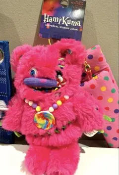 USJ ユニバ ハミクマキャンディ ぬいぐるみキーチェーン