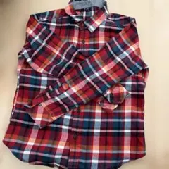 UNIQLO キッズ チェック柄 長袖シャツ 130