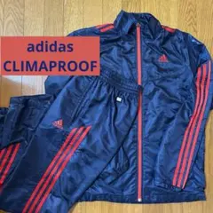 アディダス スリーストライプナイロン上下セットアップ 防風 ウィンドブレーカ上下