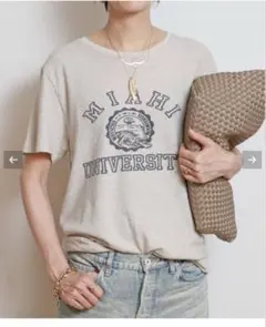 極美品⭐️Deuxieme Classe GOLDEN  ロゴTシャツ 別注GOOD ROCK SPEED NYC シルバー箔プリントTシャツ