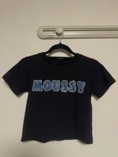MOUSSY Tシャツ ピチT ブラックのサムネイル