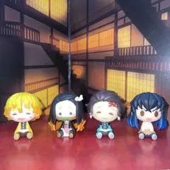 鬼滅の刃 鬼殺の志 炭治郎 禰豆子 善逸 伊之助 ちょこのっこ フィギュア