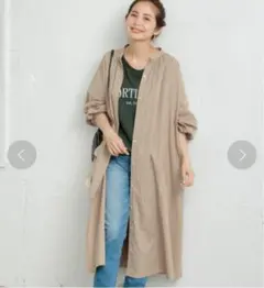 ウヴラージュクラス キュプラコットンロングコート トレンチ 極美品 