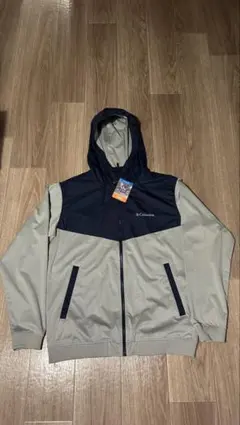 Columbia マウンテンパーカー L グレー/ネイビー