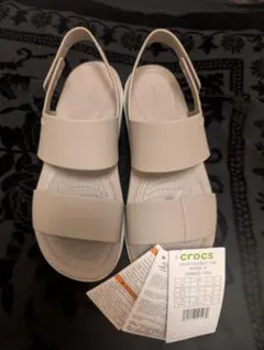 【新品タグ付・箱付】crocs　クロックス 　ブルックリン ローウェッジのサムネイル