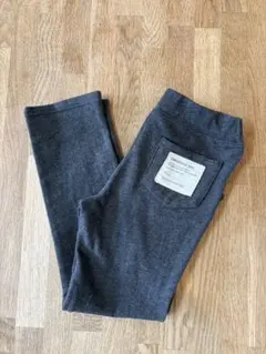 ダークグレー ポケット付きレギンス　 キッズ120cm 【使用済】