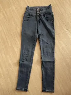 isko heather　ハイウエストデニムパンツ