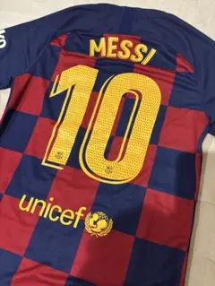 FC Barcelona Messi 10 ユニ Leo サインプリント入り - メルカリ