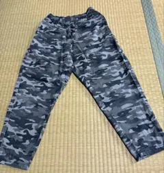 GU 迷彩柄シェフパンツ　130 グレー
