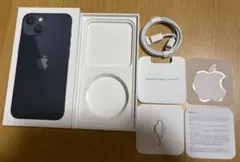 iPhone13（ミッドナイト/128GB）空箱+純正ケーブル（本体はなし）