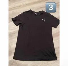 メンズ　PUMA Tシャツ　Ｖネック　ブラック　XSサイズ