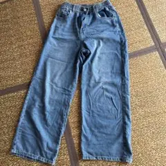 デニムワイドパンツ