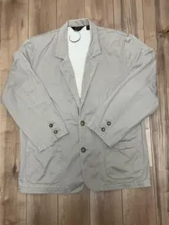 Eddie bauer コットン テーラード ジャケット 黒タグ XL エディのサムネイル