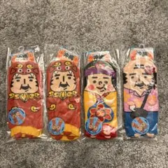 キャラクター柄ソックス4足セット　沖縄