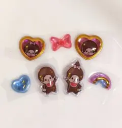 正規品　うるちゅるポップシール　モンチッチ