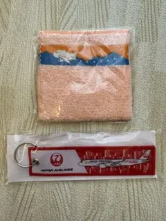 新品未開封JALオリジナル今治ミニタオルとキーホルダー
