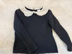 長袖　カットソー　襟付き　ZARA