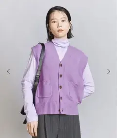 BEAUTY&YOUTH ウールベスト ビューティーアンドユース