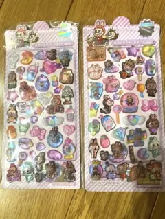 ラブブ　ボンボンドロップウォーターシール　2シート