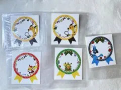 ポケモン ステッカー メガハッピーホリデー クリスマス 5枚セット
