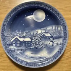 タカラブネ クリスマス プレート 皿 雪景色のサムネイル