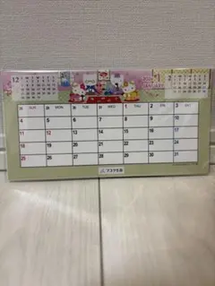 フコク生命 ハローキティ 卓上カレンダー