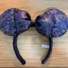 ミッキーマウス風スパンコールカチューシャ