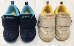 asics スニーカー スクスク 15.0cm 2足セット