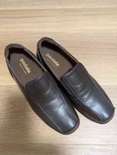 pedale ブラウンレザー ローファー24.0EEEのサムネイル