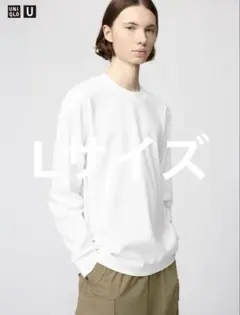 UNIQLO U ユニクロ U エアリズムコットンクルーネックTシャツ ホワイト