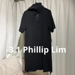 3.1 Phillip Lim 半袖Vネック膝丈ドレス スカーフ付 Mのサムネイル