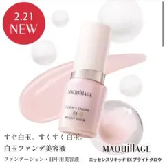 【新作】【美品】MAQUILLAGE エッセンスリキッド EX ブライトグロウ