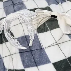 カチューシャ　ホワイト