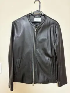 ADAM ET ROPE レザージャケット black