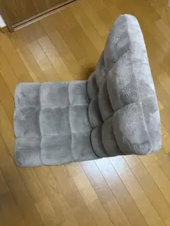 本日限定値下げ】6段階リクライニング フロアソファ ふわもこキルト
