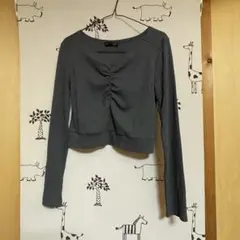 SHEIN シーイン Dazy トップス グレー 長袖 韓国