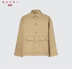 UNIQLO マルニ　オーバーサイズユーティリティジャケット　ベージュ　2XL
