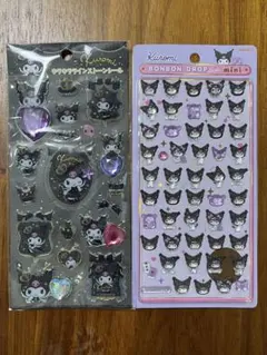 ボンボンドロップシール　ミニ　キラキララインストーンシール　クロミ２点セット