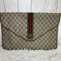 GUCCI シェリーライン　セカンドバッグ　ブリーフケース　GGスプリーム