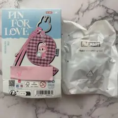 【正規品】ラブブ イニシャル チャーム PIN FOR LOVE「 & 」