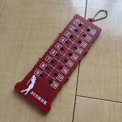 ゴルフ スコアボード赤