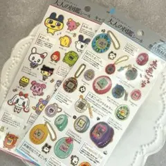 大人の図鑑シール　たまごっち　キャラクター編　歴代機種編