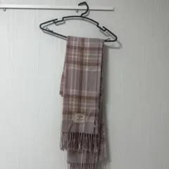 JILLSTUART マフラー ストール チェック　ピンクライラック