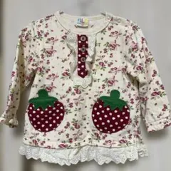 RLB いちごモチーフ トレーナー 100