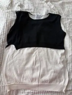 my panda ノースリーブ ニット バイカラーのサムネイル