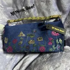新品✨Think Bee! 花柄刺繍ハンドバッグ