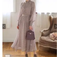 GRL グレイル　新品未使用　ドットハイネックワンピース