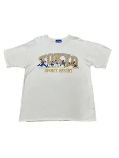 【送料無料】東京ディズニーリゾート Tシャツ　キャラクター　ホワイト Lサイズ